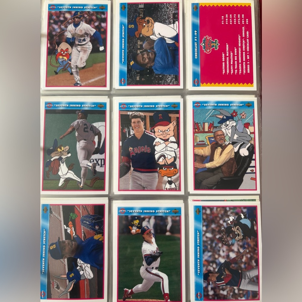 Baseball Comic Looney Tunes Trading Cards 1999